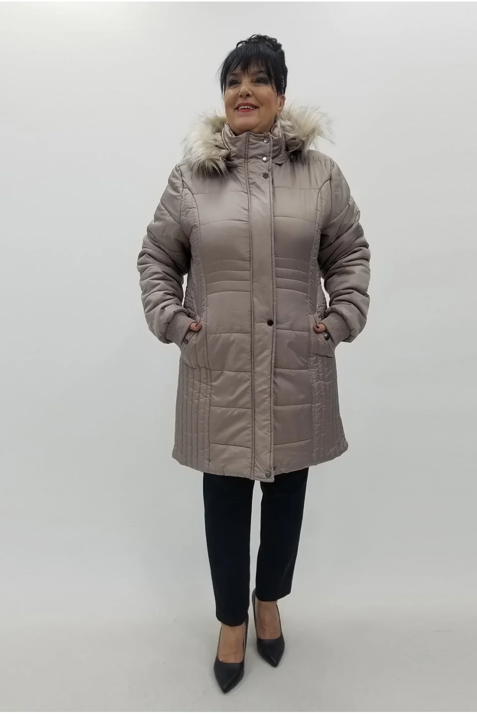 Miraggio Büyük Beden Kaban 4070 TAŞ