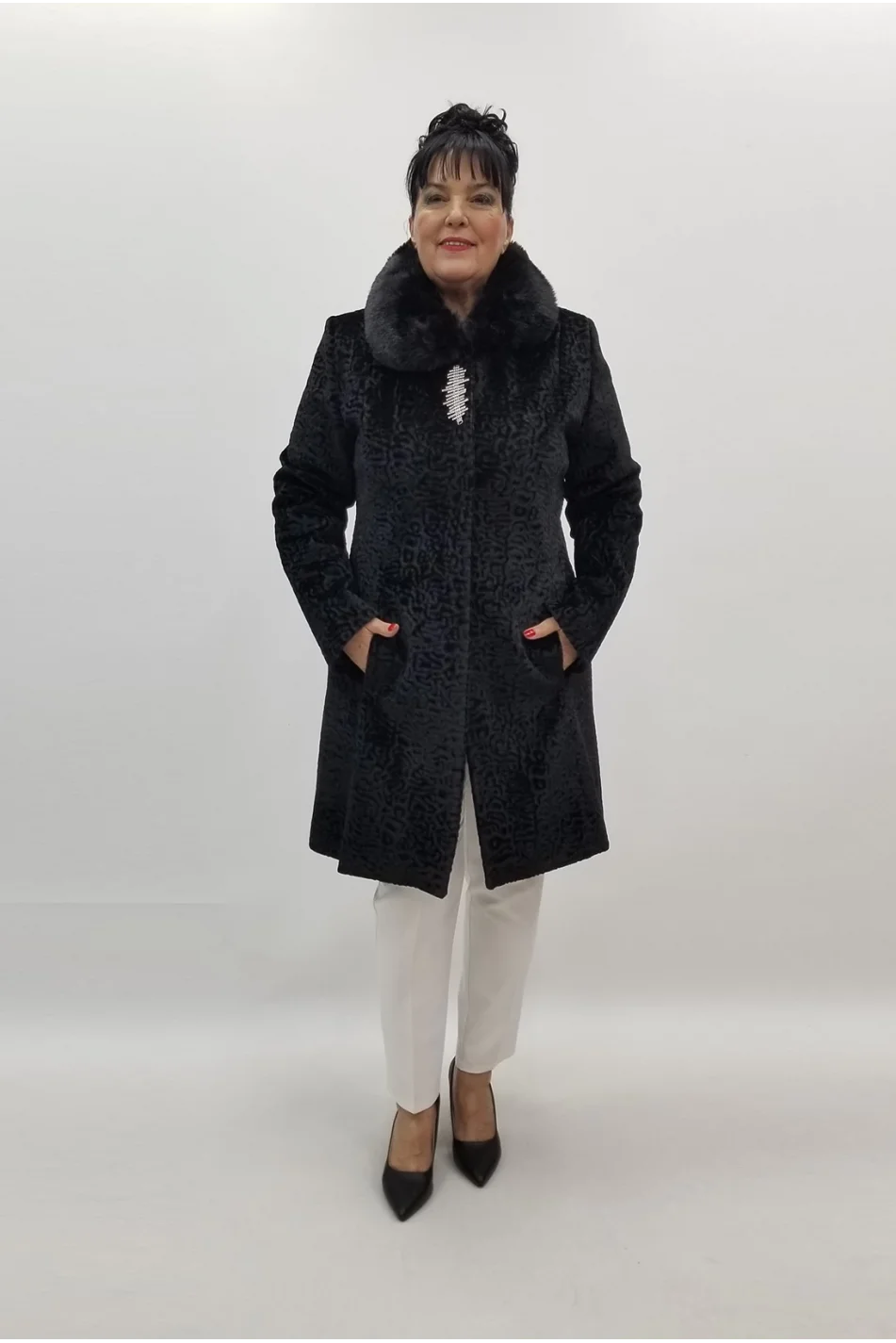 Miraggio Büyük Beden Kaban 98100 LEO DESEN