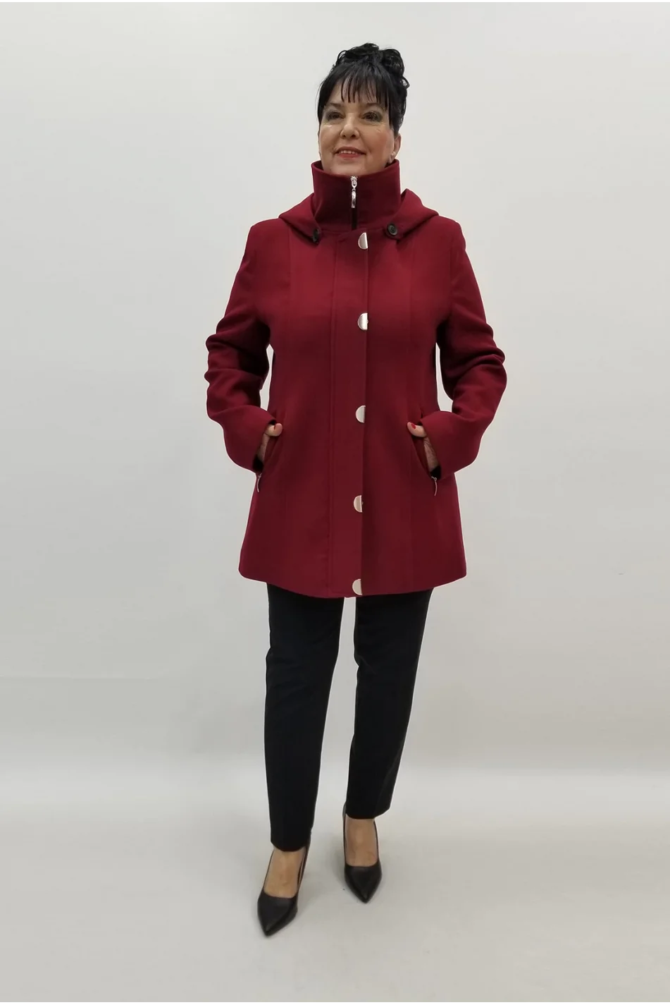 Miraggio Büyük Beden Kaban 99000 BORDO