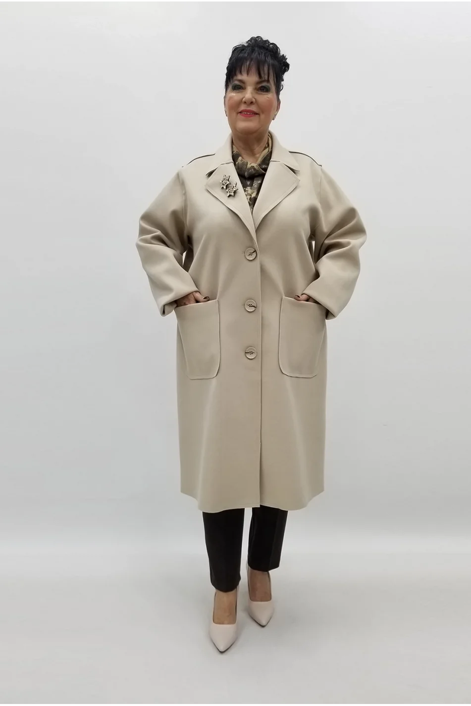 Miraggio Büyük Beden Kaban 99360 TAŞ