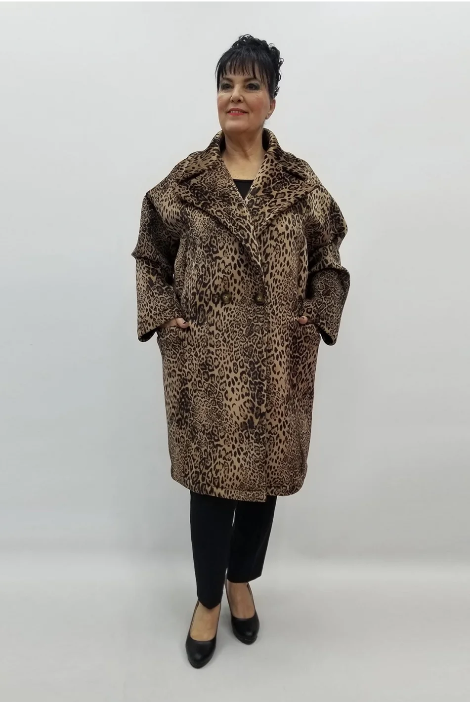 Miraggio Büyük Beden Kaban 99370 KAHVE