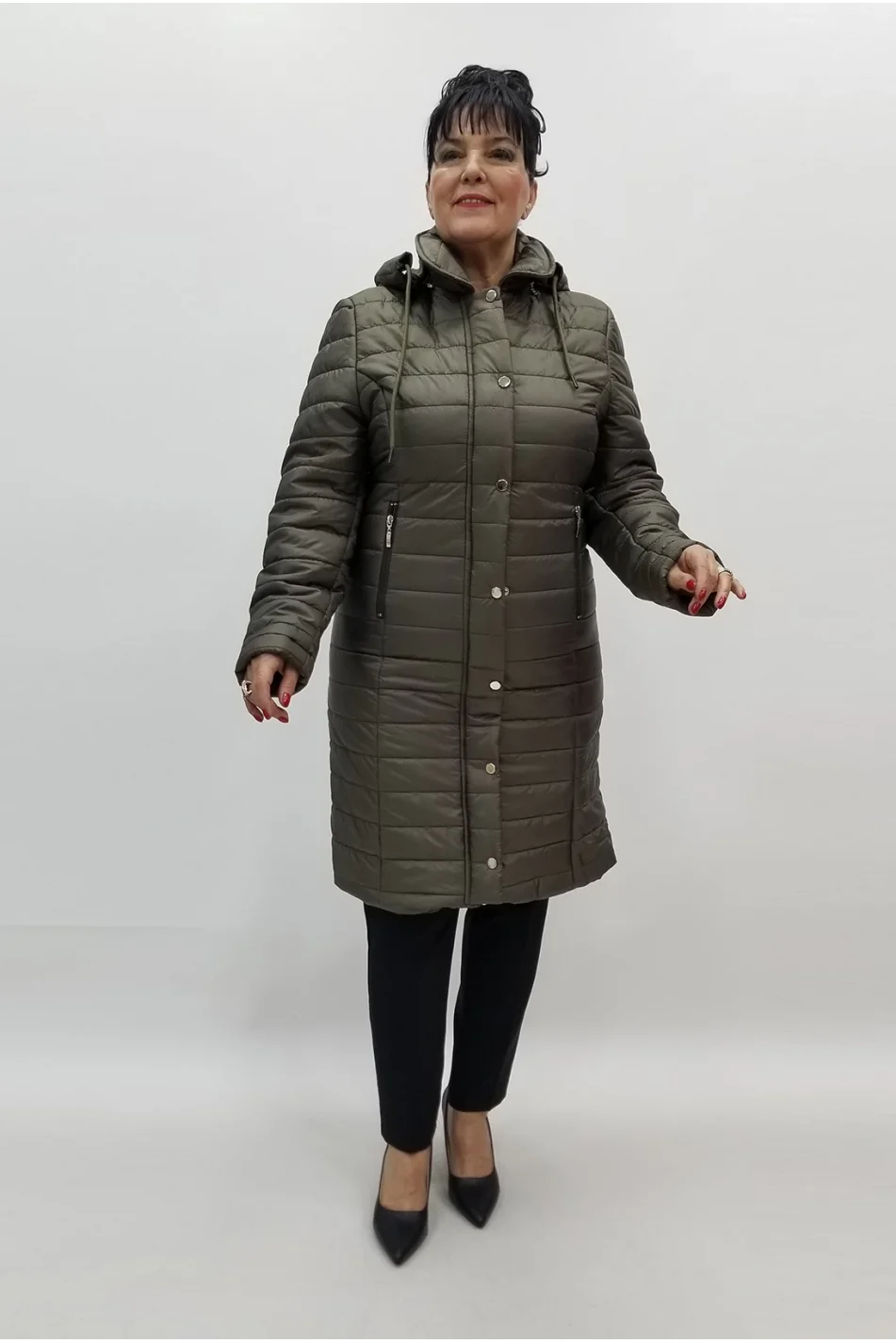 Miraggio Büyük Beden Kaban 99450 HAKİ