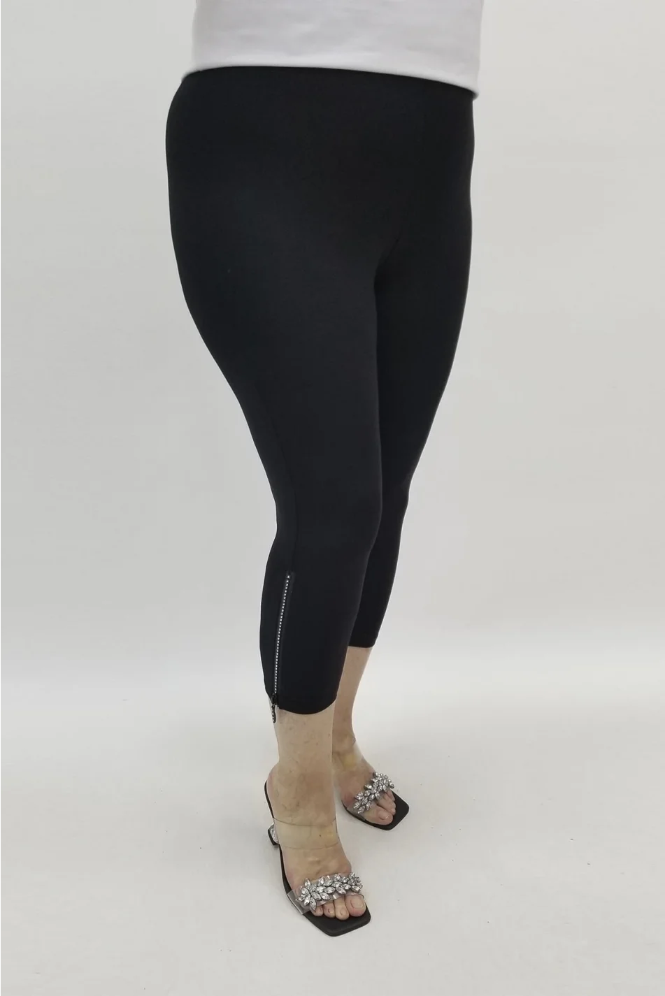 Miraggio Büyük Beden Kapri 98734 SİYAH