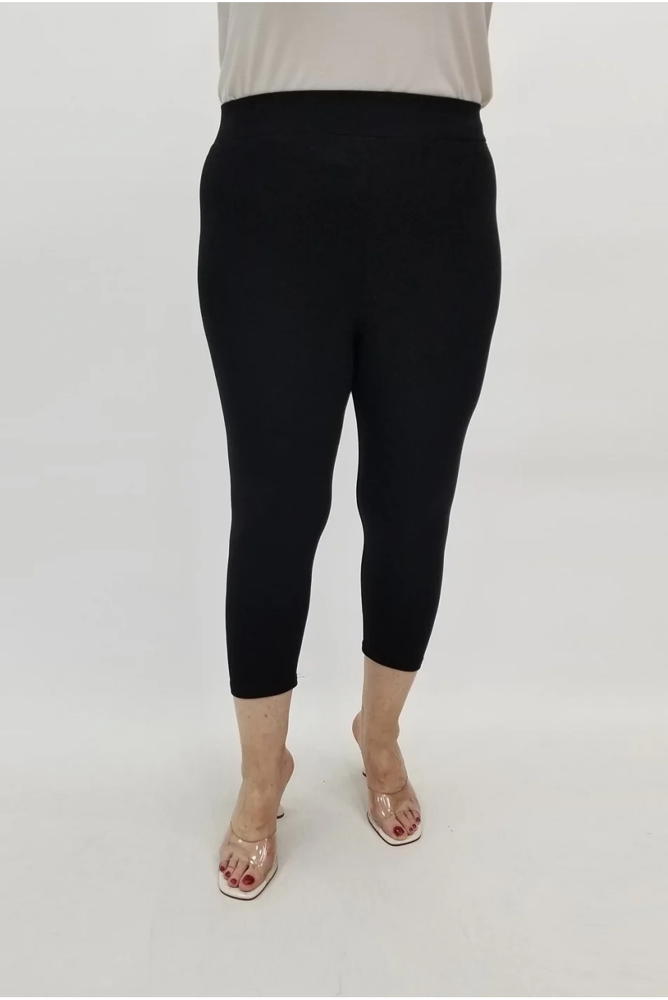 Miraggio Büyük Beden Kapri 99765 SİYAH