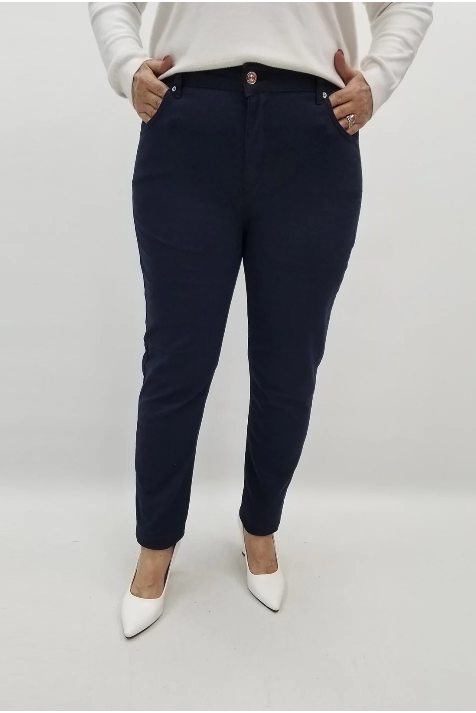 Miraggio Büyük Beden Kot Pantolon 99396 LACİVERT