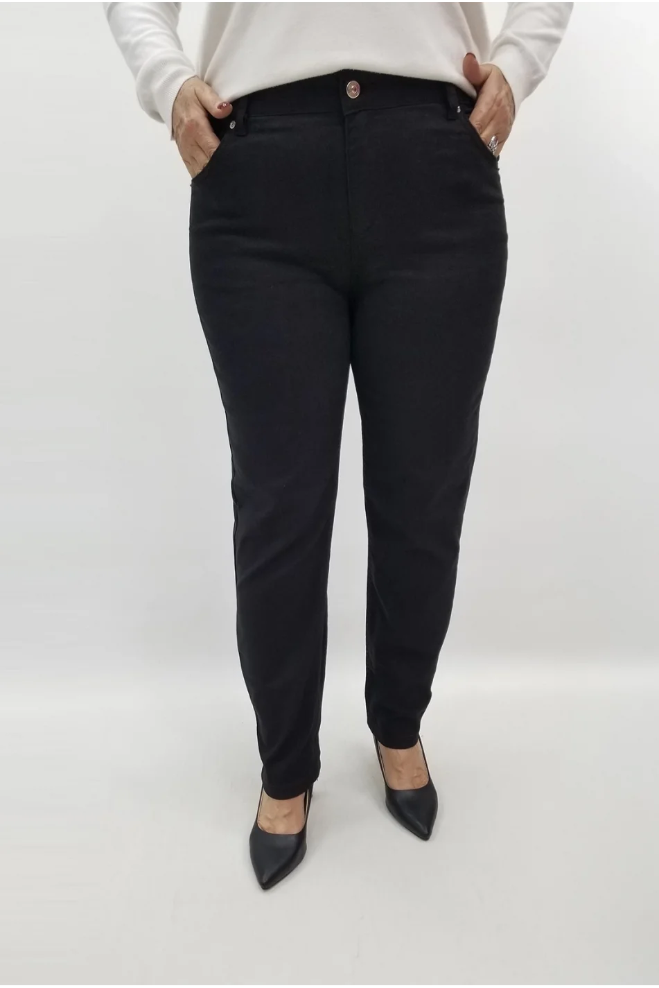 Miraggio Büyük Beden Kot Pantolon 99396 SİYAH