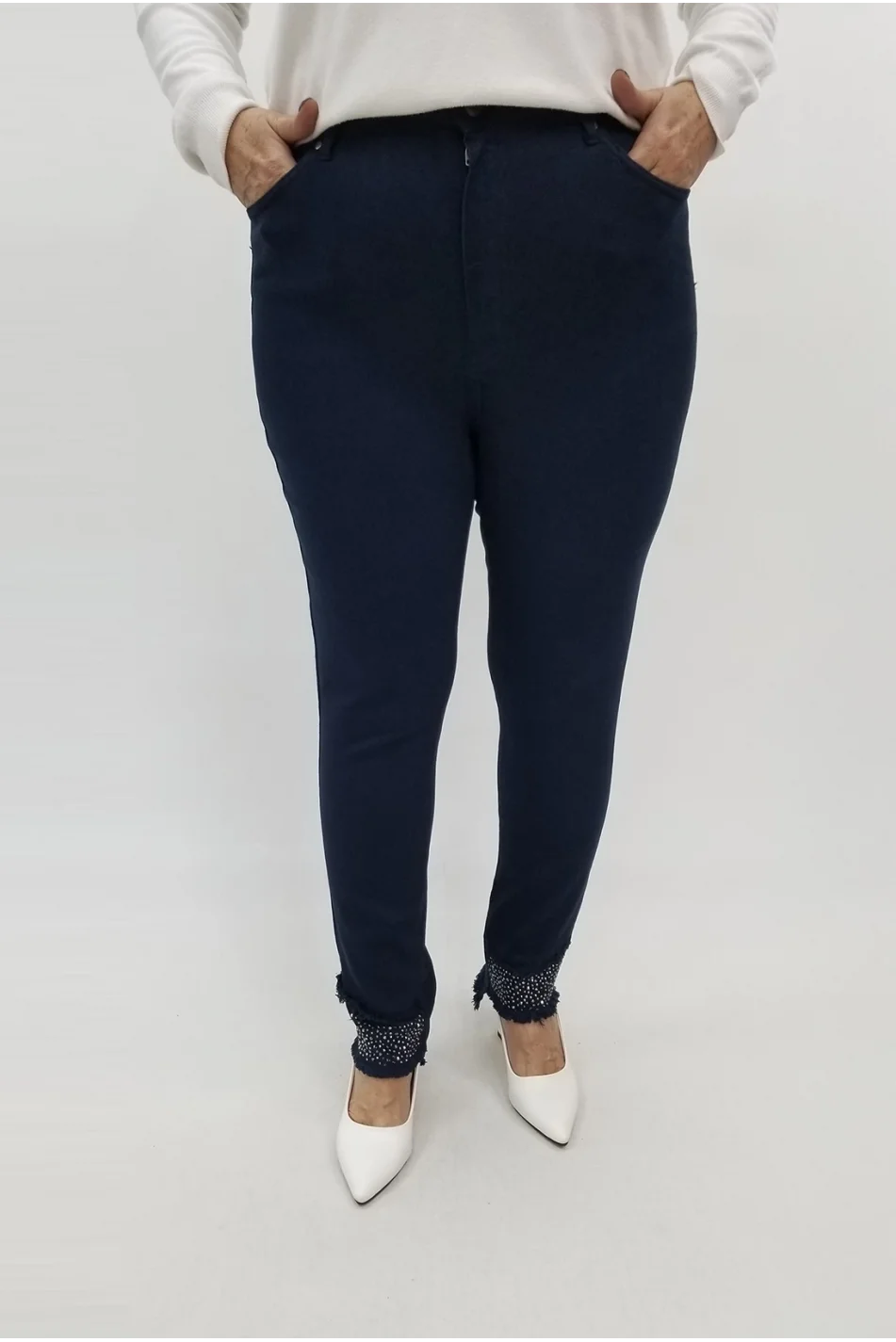 Miraggio Büyük Beden Kot Pantolon 99408 LACİVERT