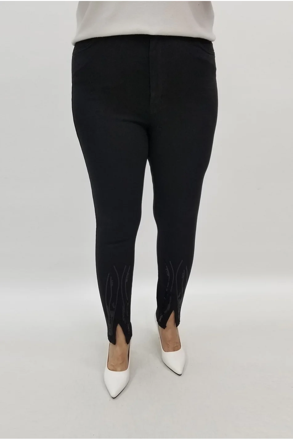 Miraggio Büyük Beden Kot Pantolon 99411 SİYAH