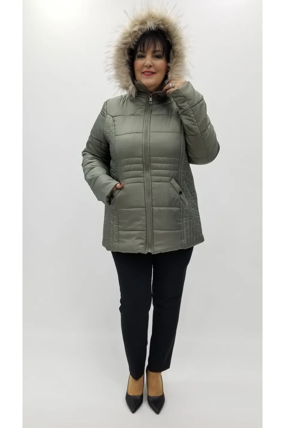 Miraggio Büyük Beden Mont 4305 YEŞİL