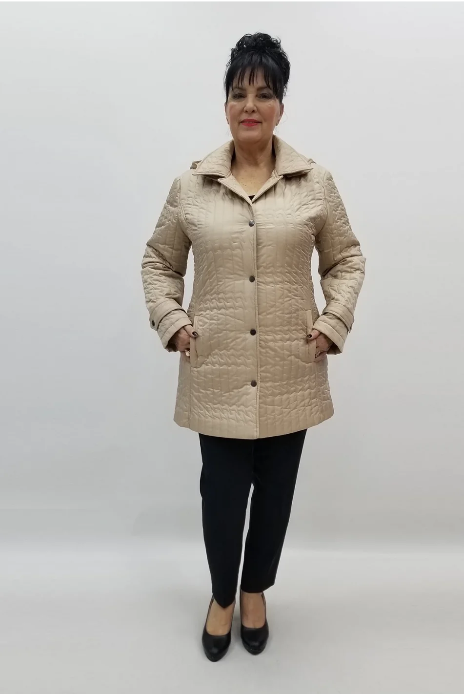 Miraggio Büyük Beden Mont 99412 BEJ