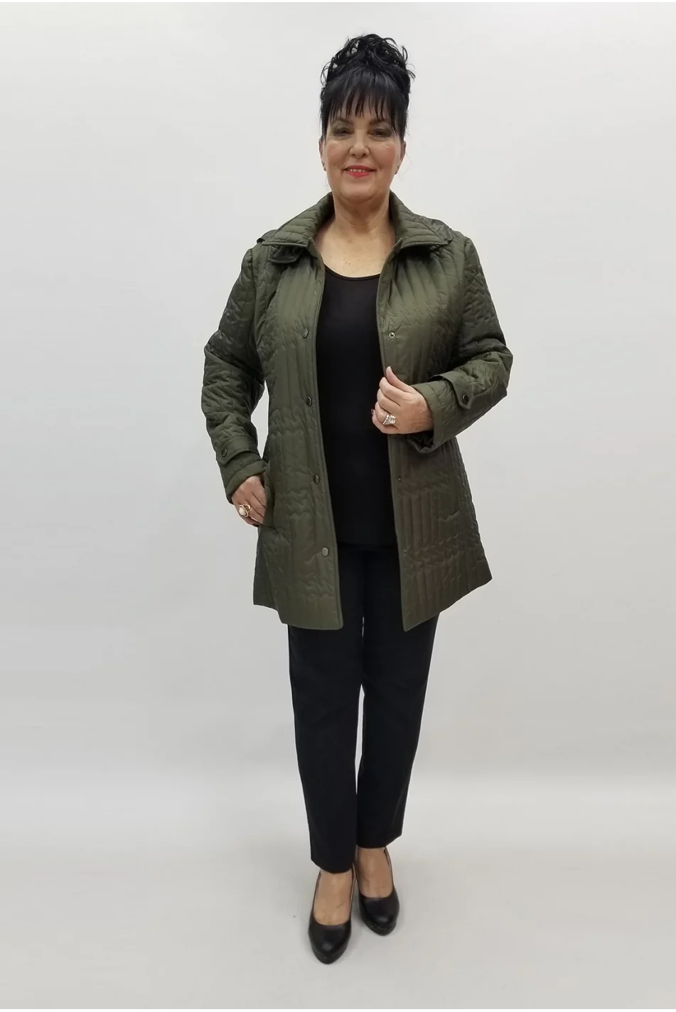 Miraggio Büyük Beden Mont 99412 HAKİ