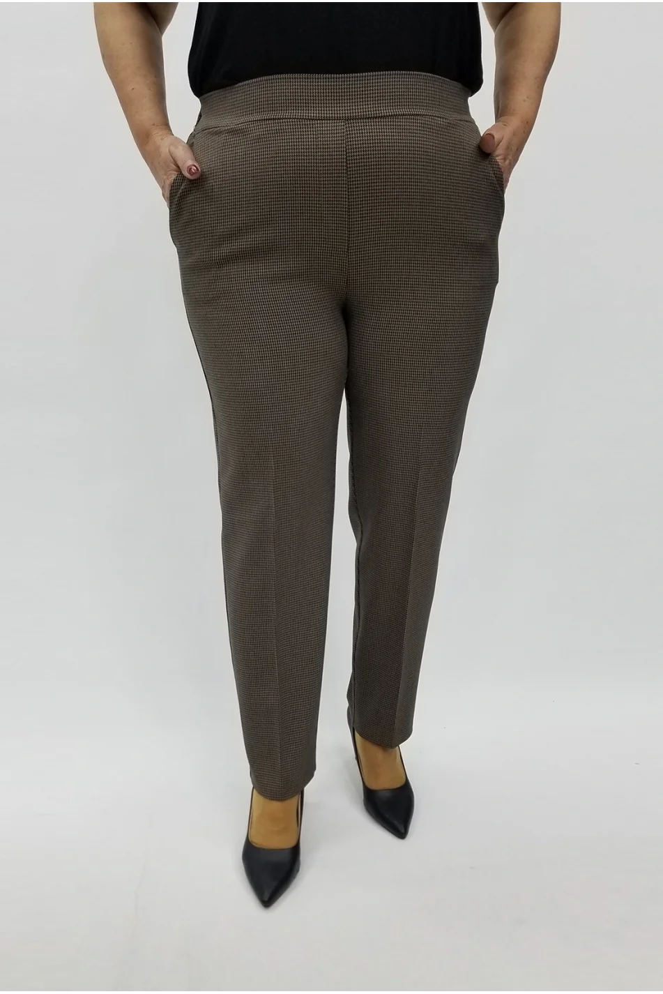 Miraggio Büyük Beden Pantolon 4262 KAHVE-SİYAH