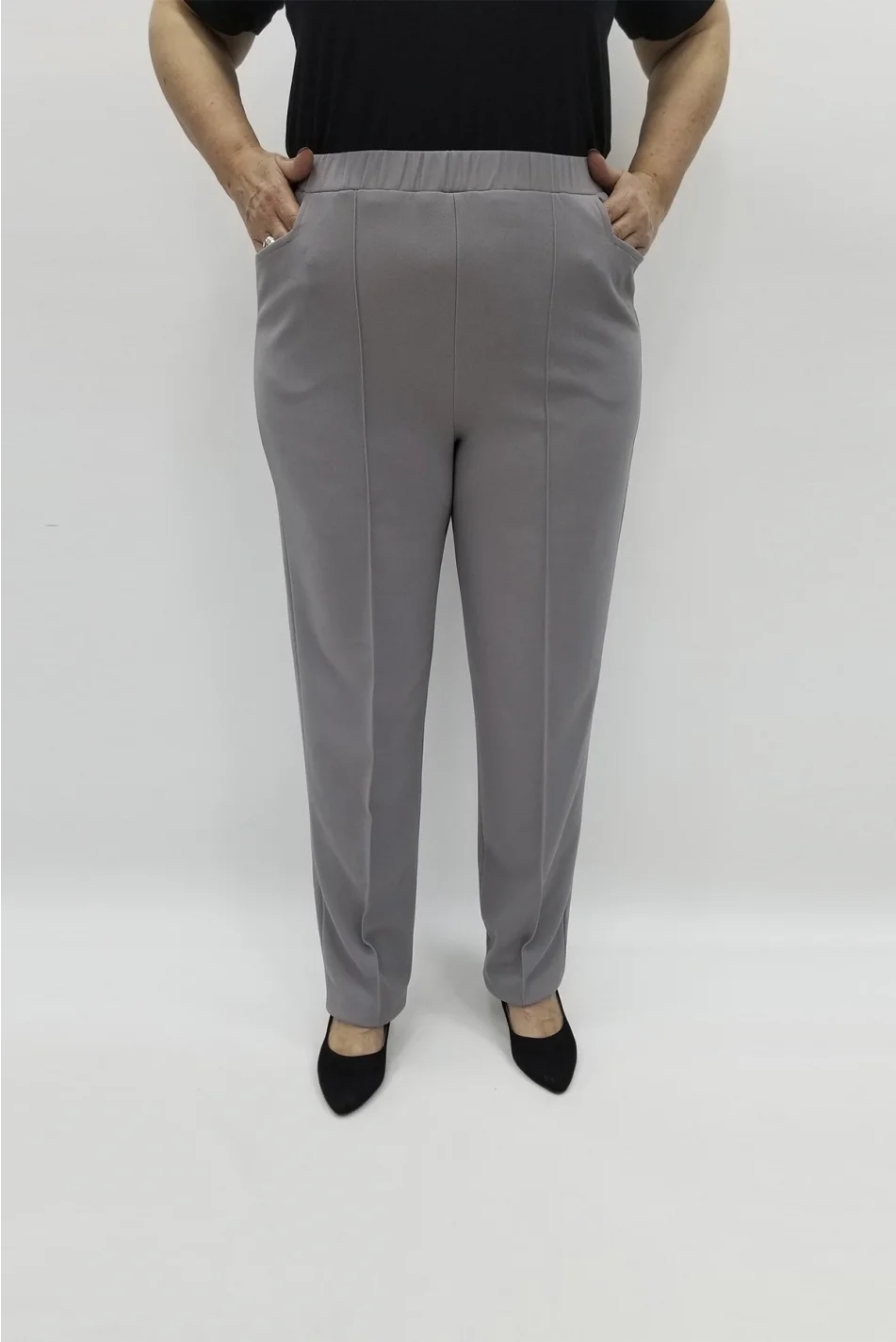 Miraggio Büyük Beden Pantolon 93671 GRİ