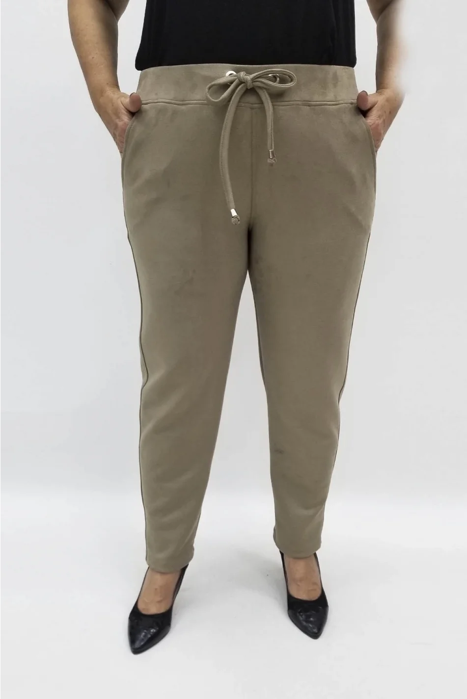 Miraggio Büyük Beden Pantolon 98111 KOYU BEJ