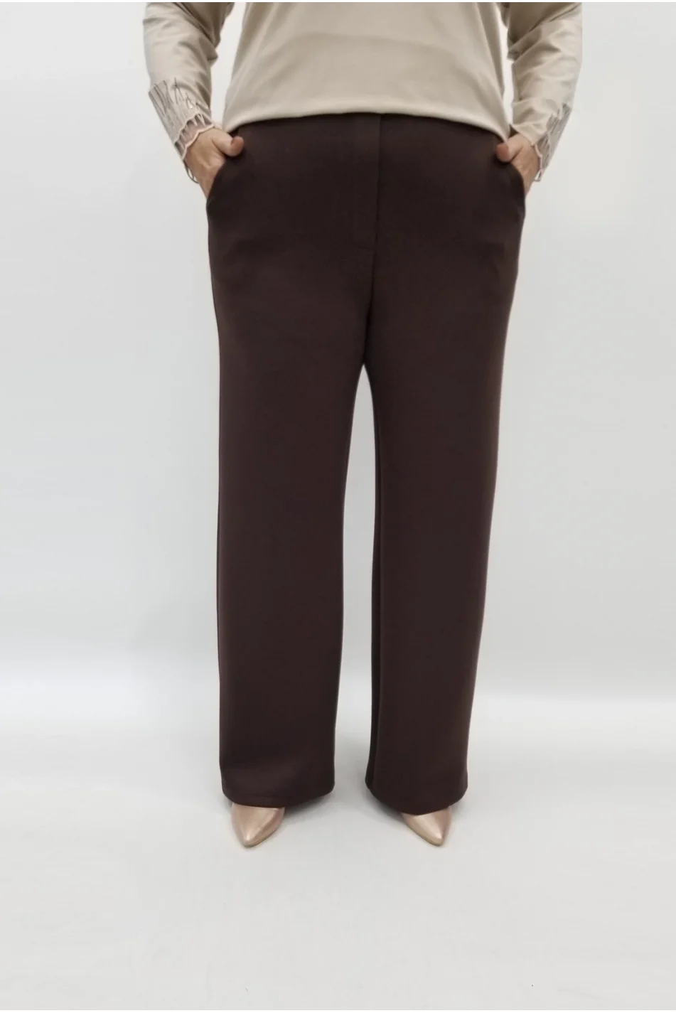 Miraggio Büyük Beden Pantolon 98540 KAHVE