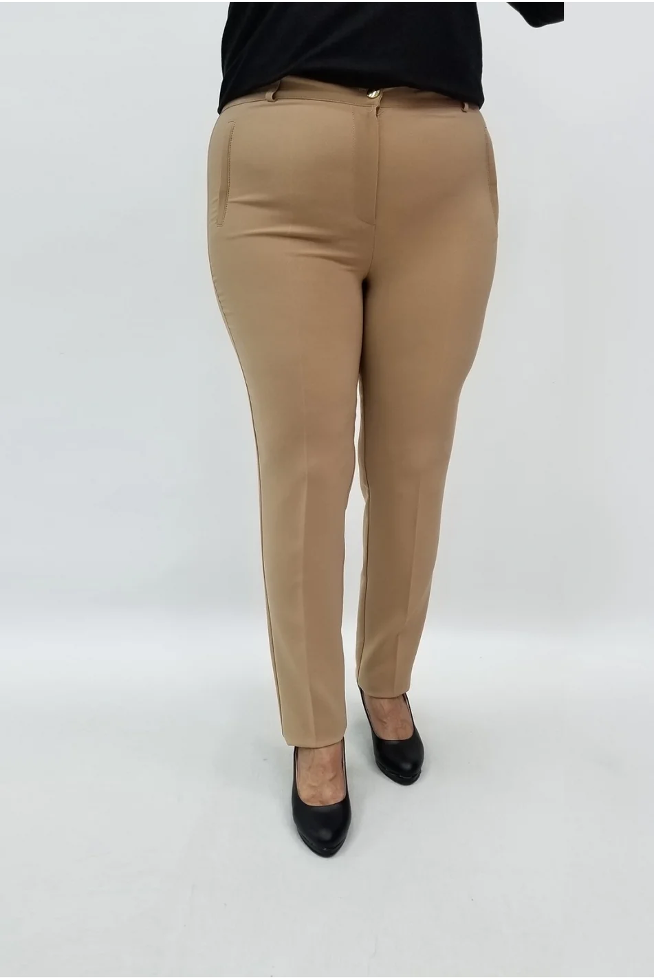 Miraggio Büyük Beden Pantolon 98881 BEJ