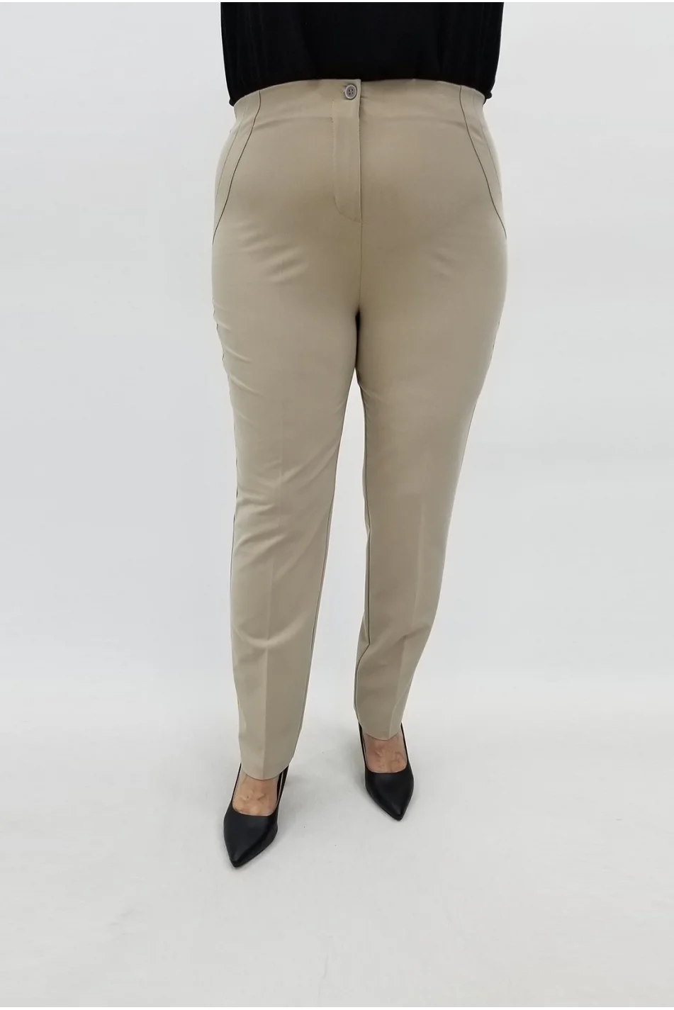 Miraggio Büyük Beden Pantolon 98882 TAŞ