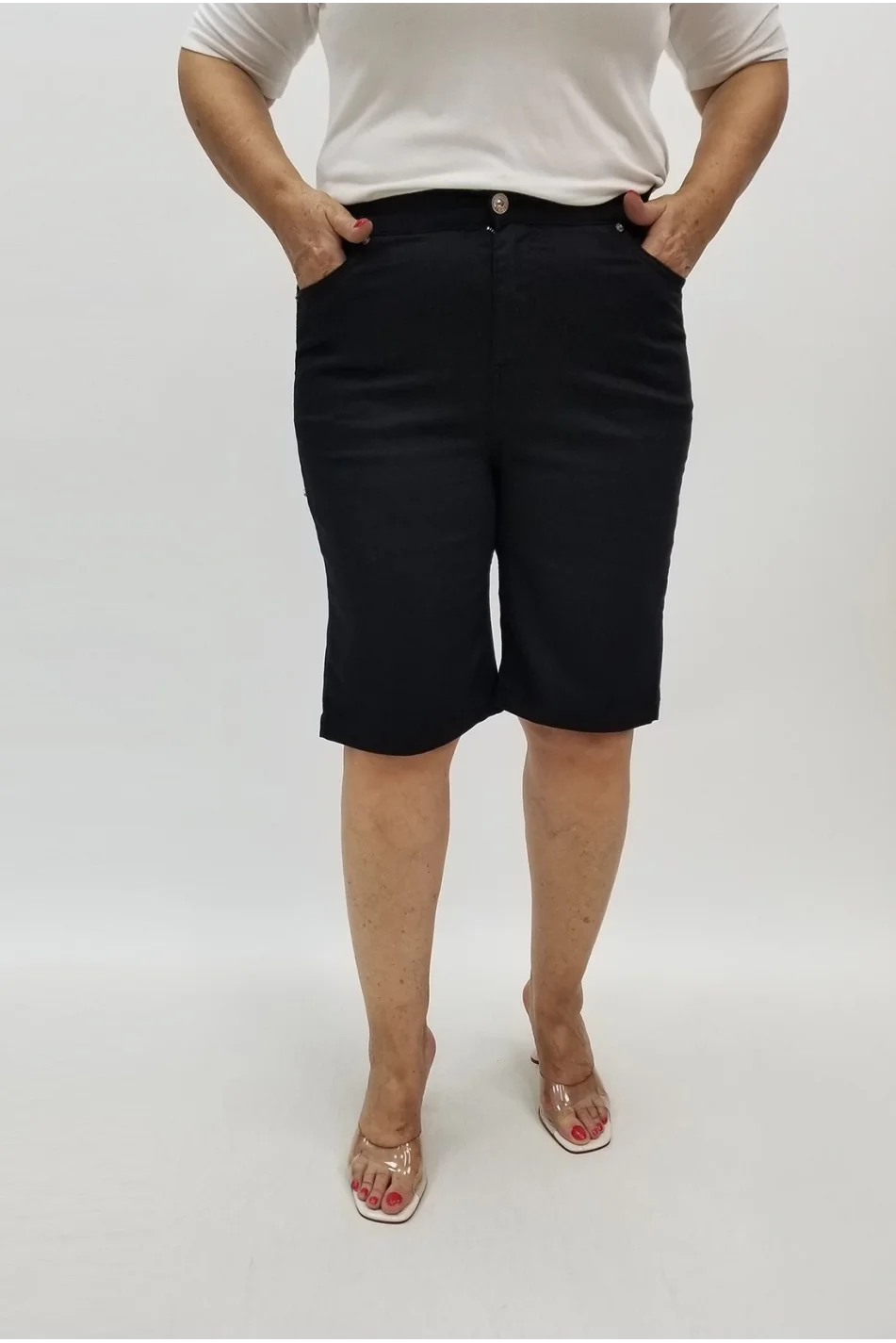 Miraggio Büyük Beden Şort 98658 SİYAH
