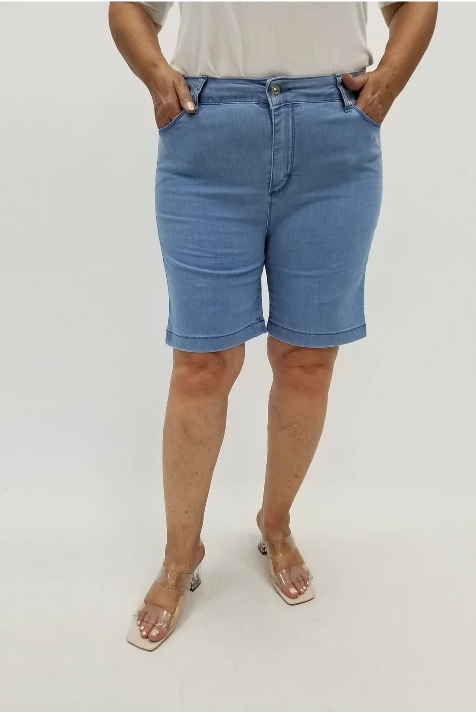 Miraggio Büyük Beden Şort 99822 MAVİ