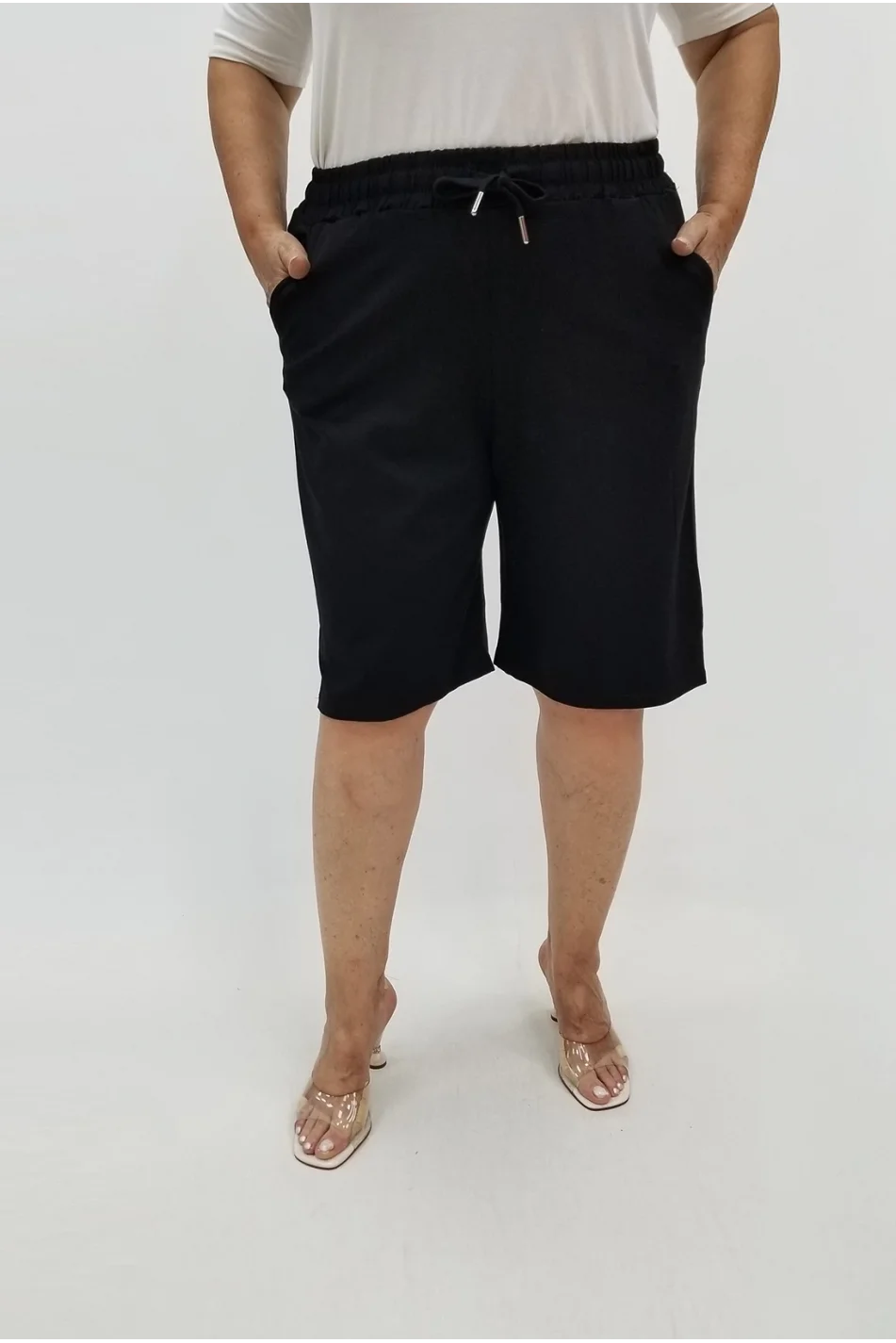 Miraggio Büyük Beden Şort 99839 SİYAH