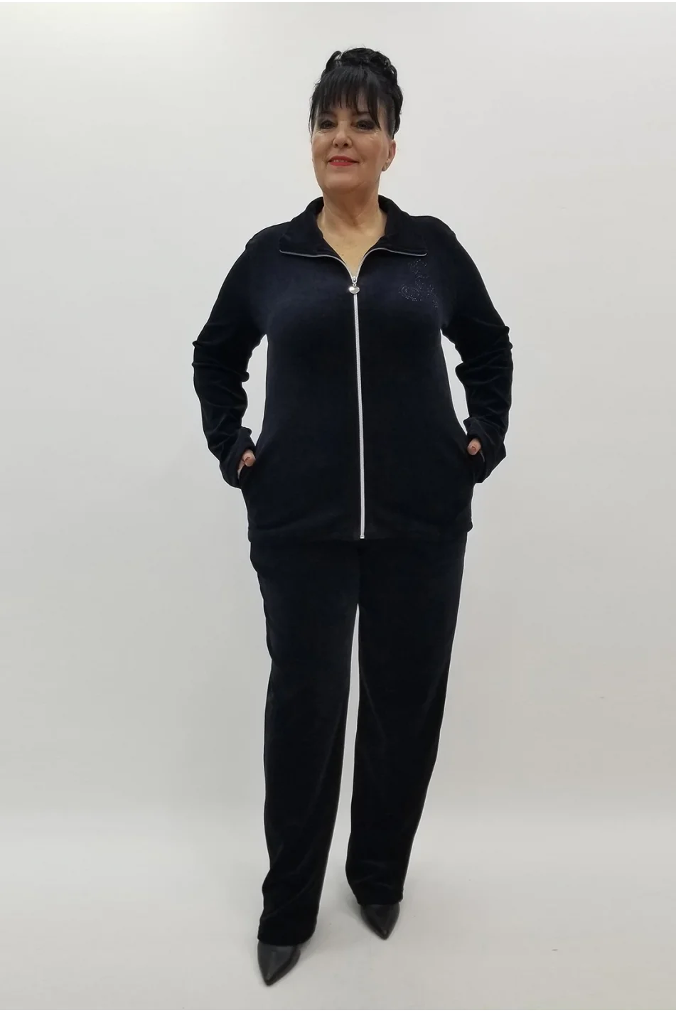 Miraggio Büyük Beden Takım 4259 SİYAH