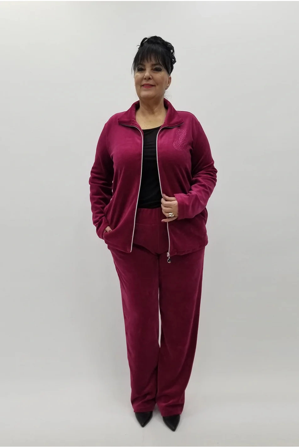 Miraggio Büyük Beden Takım 4259 VİŞNE