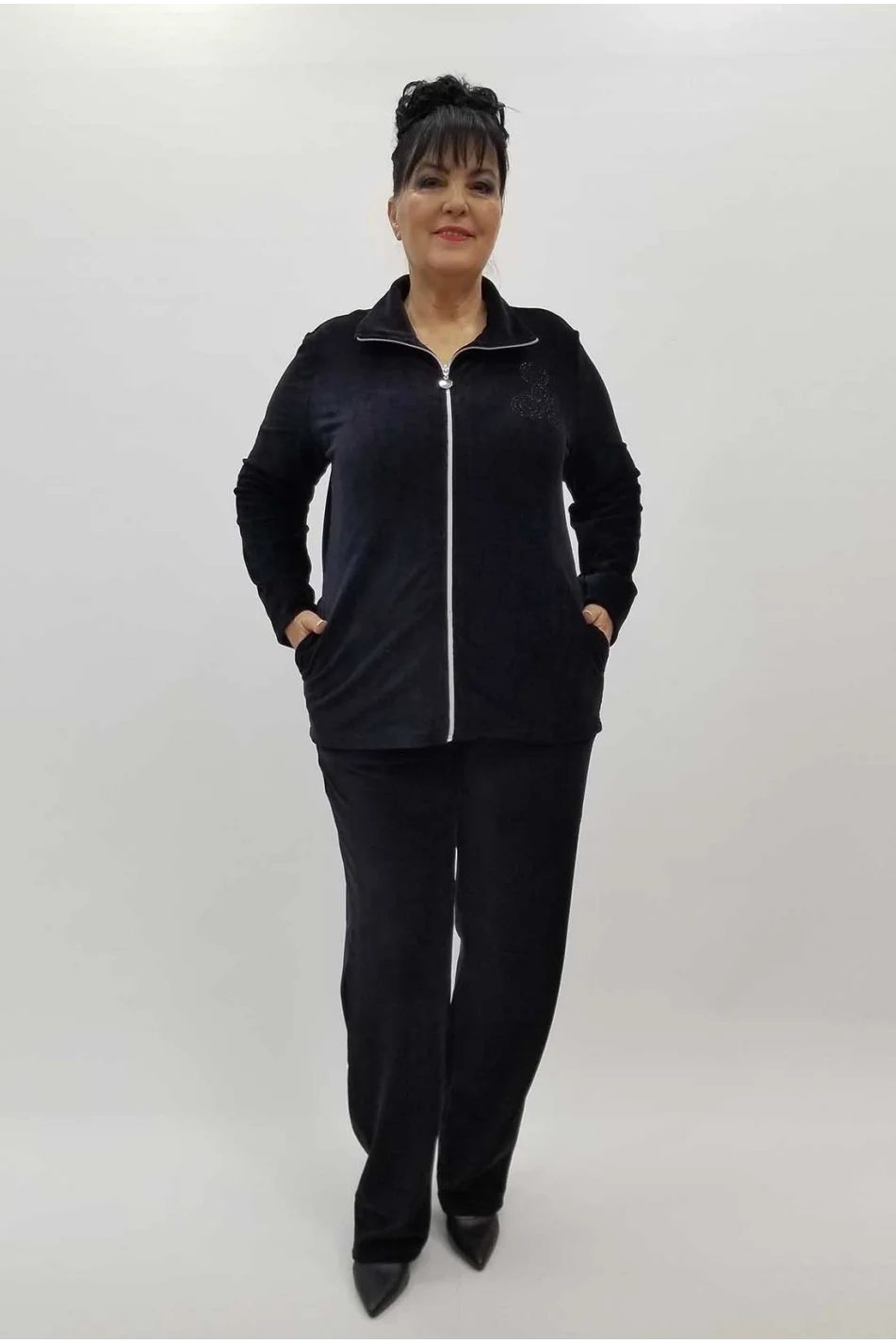 Miraggio Büyük Beden Takım 4260 SİYAH