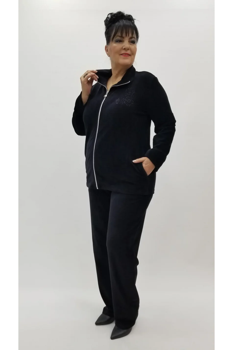 Miraggio Büyük Beden Takım 4260 SİYAH