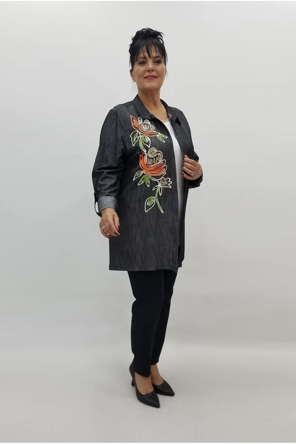 Miraggio Büyük Beden Takım 99161 ANTRASİT