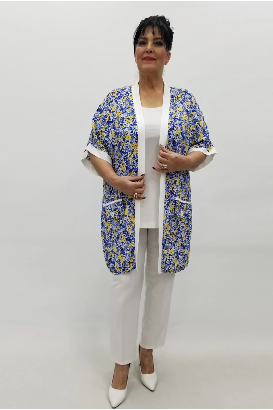 Miraggio Büyük Beden Takım 99177 MAVİ