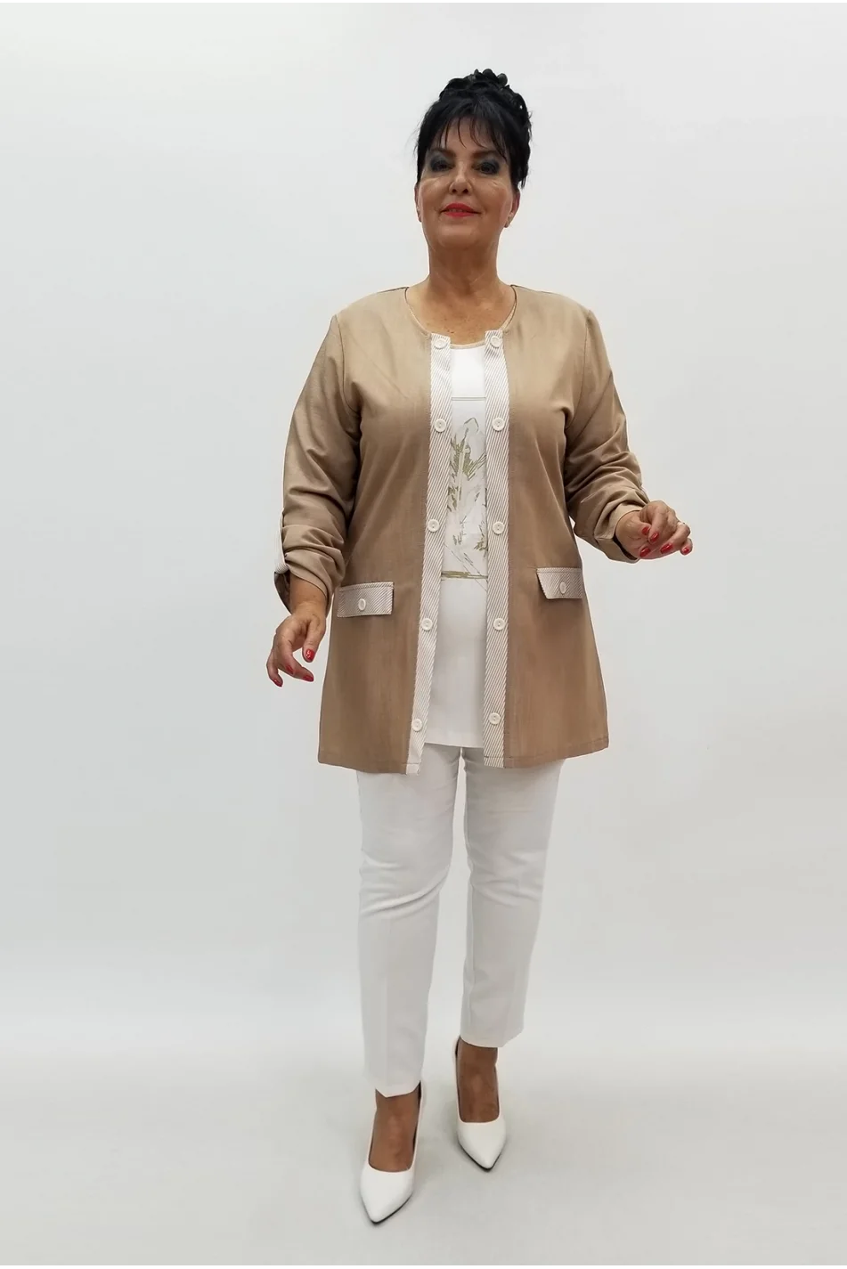 Miraggio Büyük Beden Takım 99212 A-KAHVE