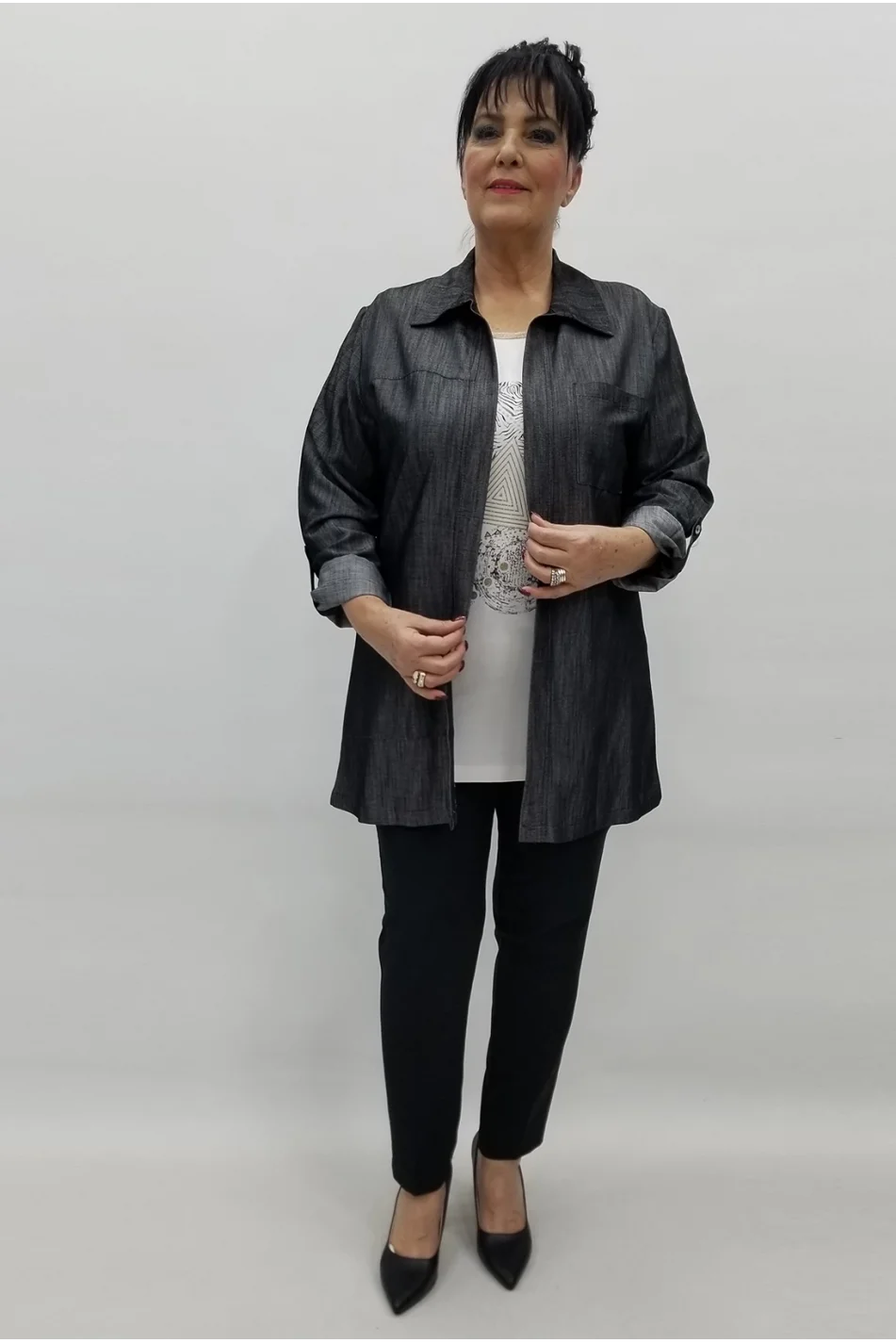 Miraggio Büyük Beden Takım 99213 ANTRASİT