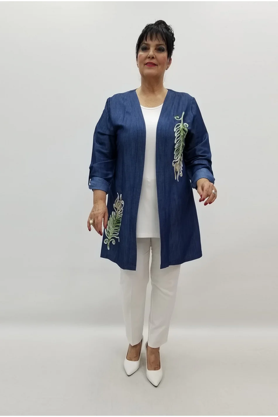 Miraggio Büyük Beden Takım 99238 MAVİ