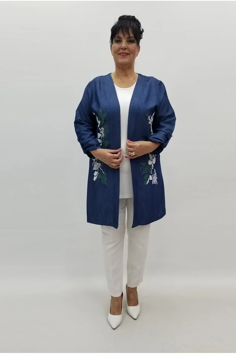 Miraggio Büyük Beden Takım 99239 MAVİ