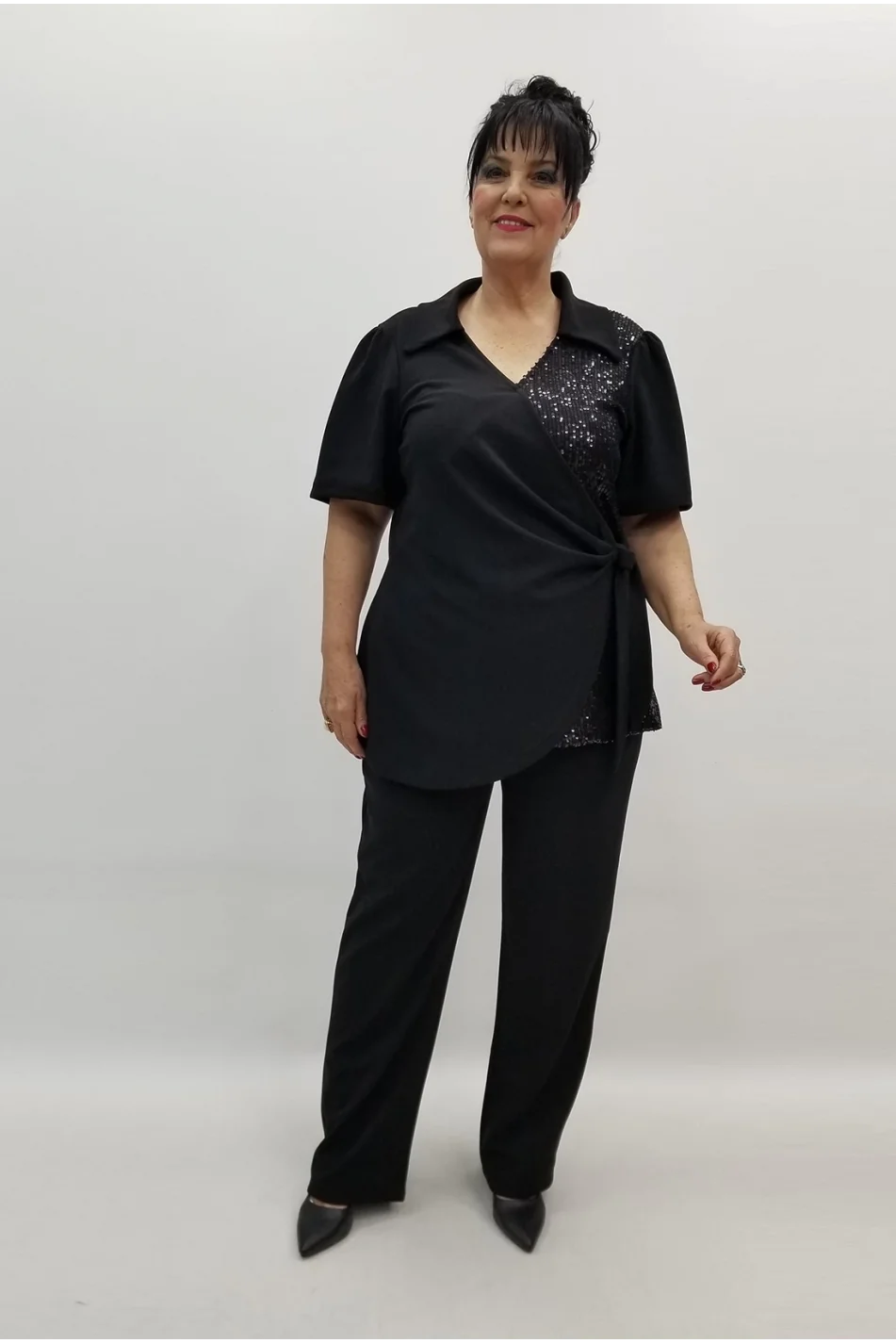 Miraggio Büyük Beden Takım 99489 SİYAH