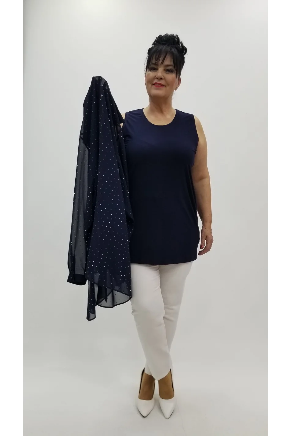 Miraggio Büyük Beden Takım 99549 LACİVERT