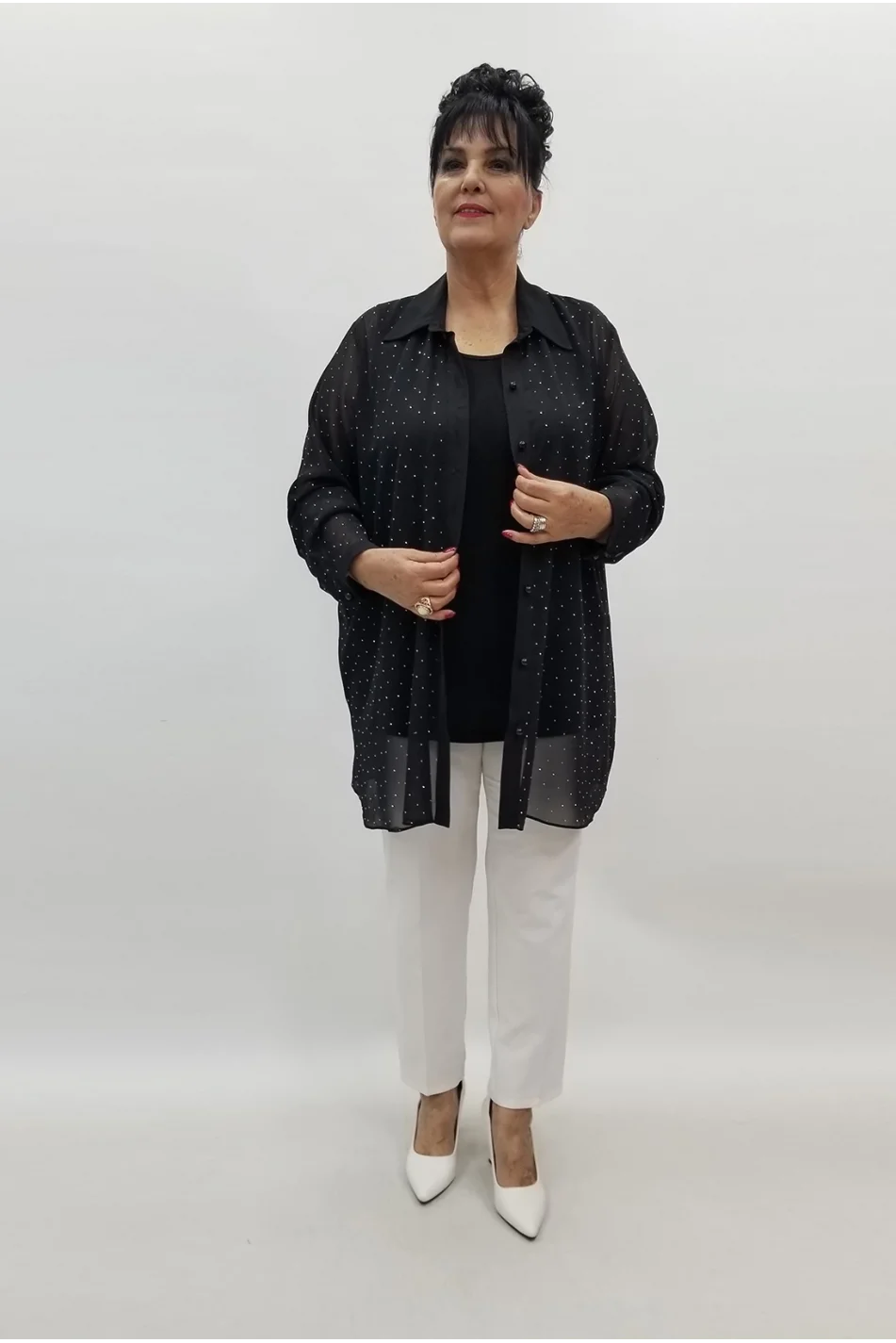 Miraggio Büyük Beden Takım 99549 SİYAH