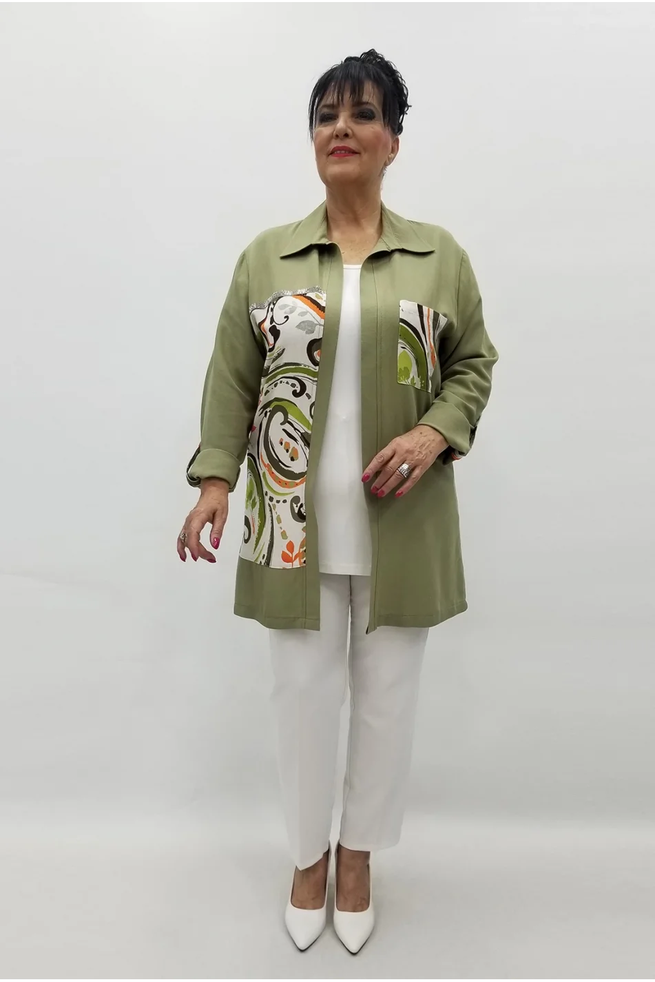 Miraggio Büyük Beden Takım 99613 HAKİ