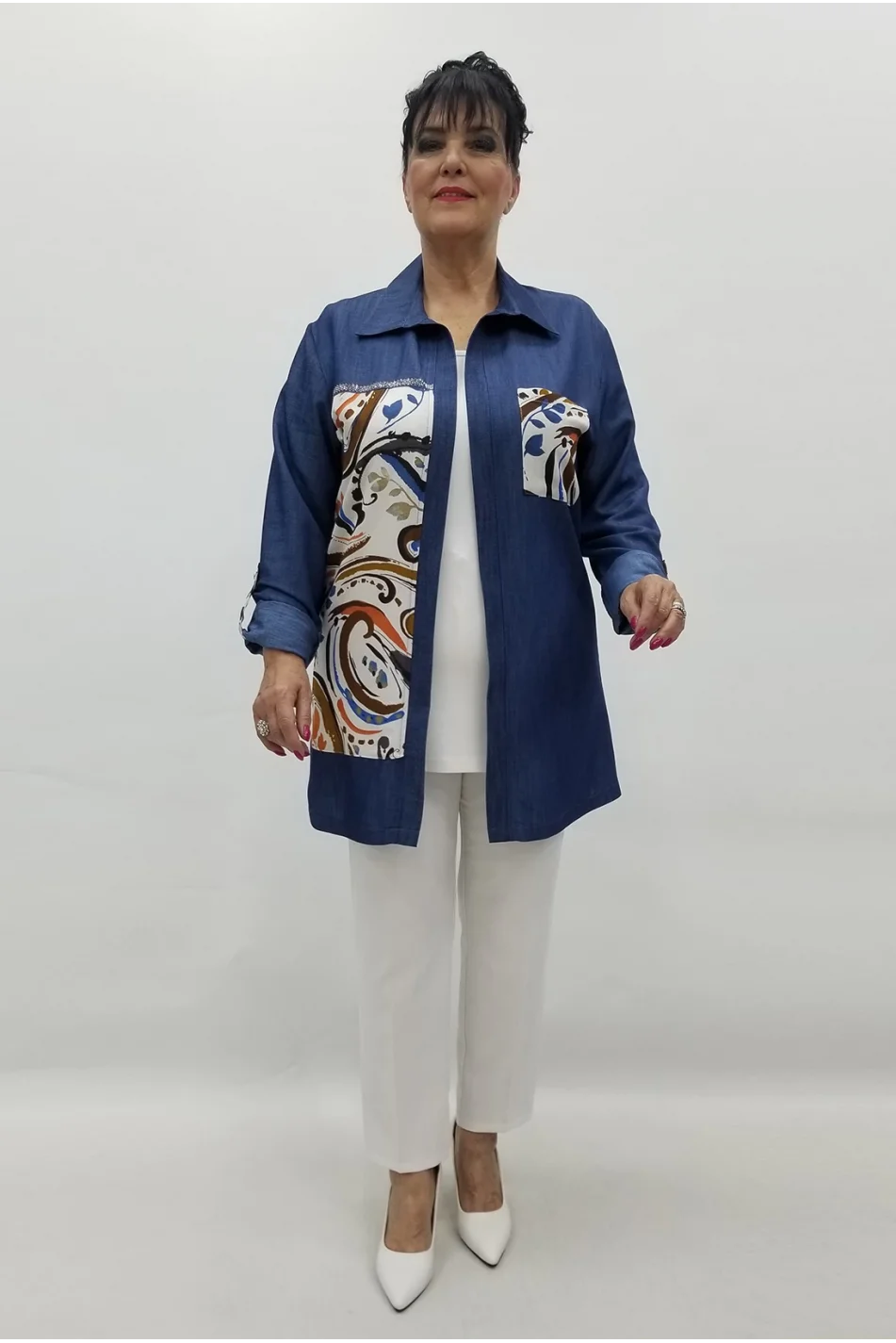 Miraggio Büyük Beden Takım 99613 İNDİGO