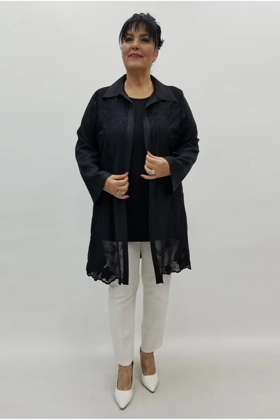 Miraggio Büyük Beden Takım 99619 SİYAH