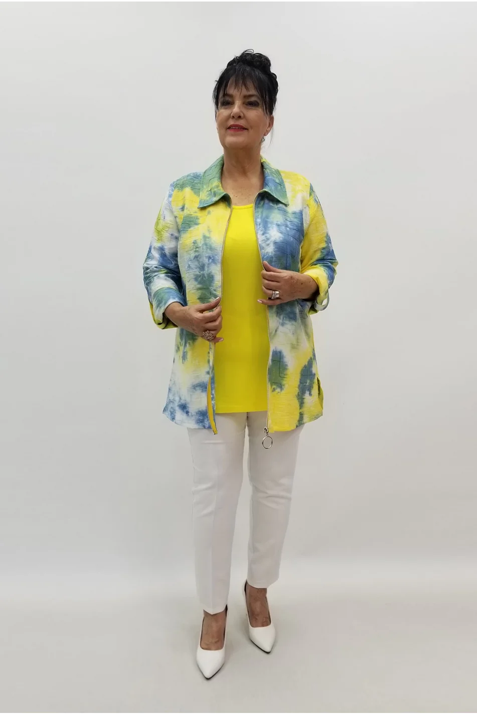 Miraggio Büyük Beden Takım 99735 SARI