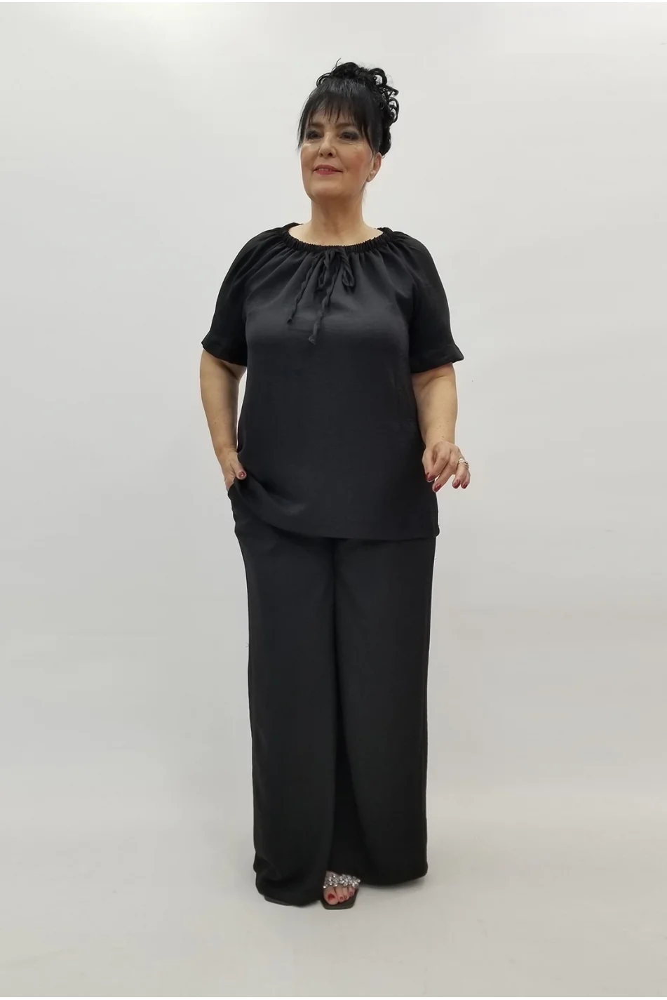 Miraggio Büyük Beden Takım 99772 SİYAH