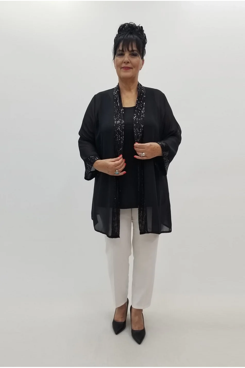 Miraggio Büyük Beden Takım 99784 SİYAH