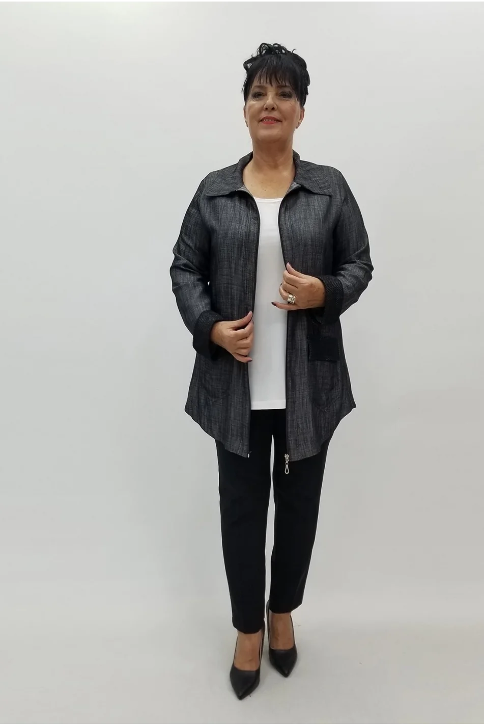 Miraggio Büyük Beden Takım 99907 ANTRASİT