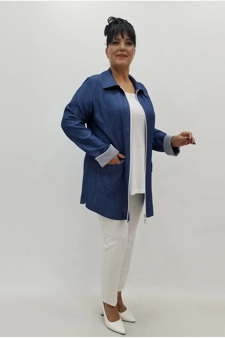 Miraggio Büyük Beden Takım 99907 MAVİ