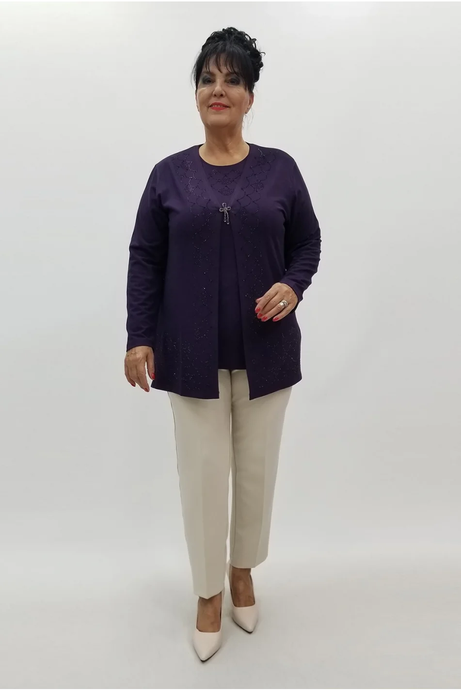 Miraggio Büyük Beden Takım 99980 MOR