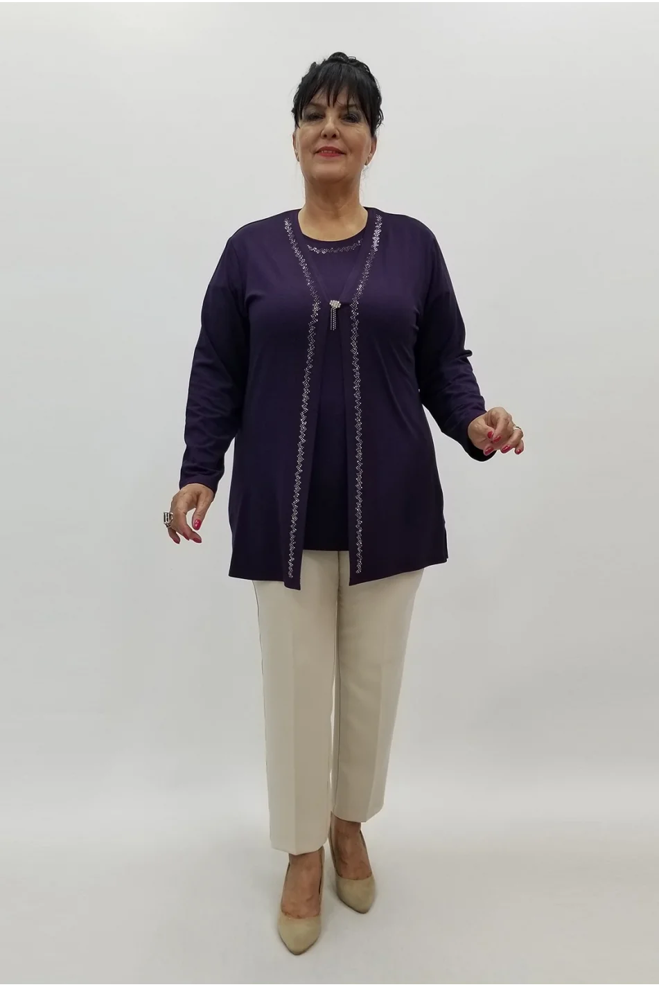 Miraggio Büyük Beden Takım 99981 MOR