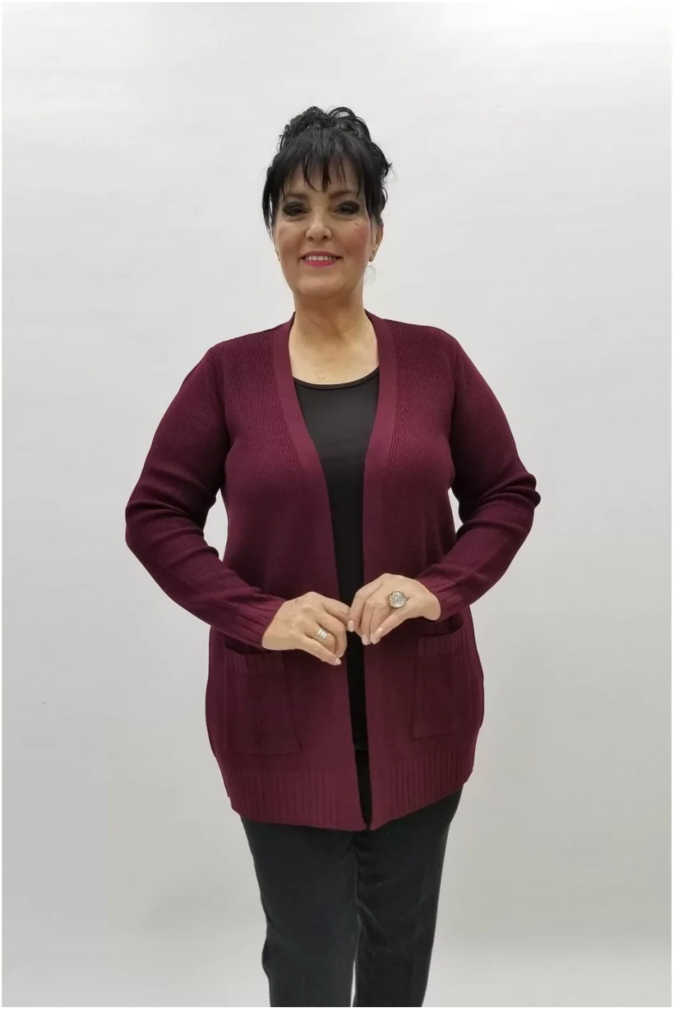 Miraggio Büyük Beden Triko 4000 BORDO