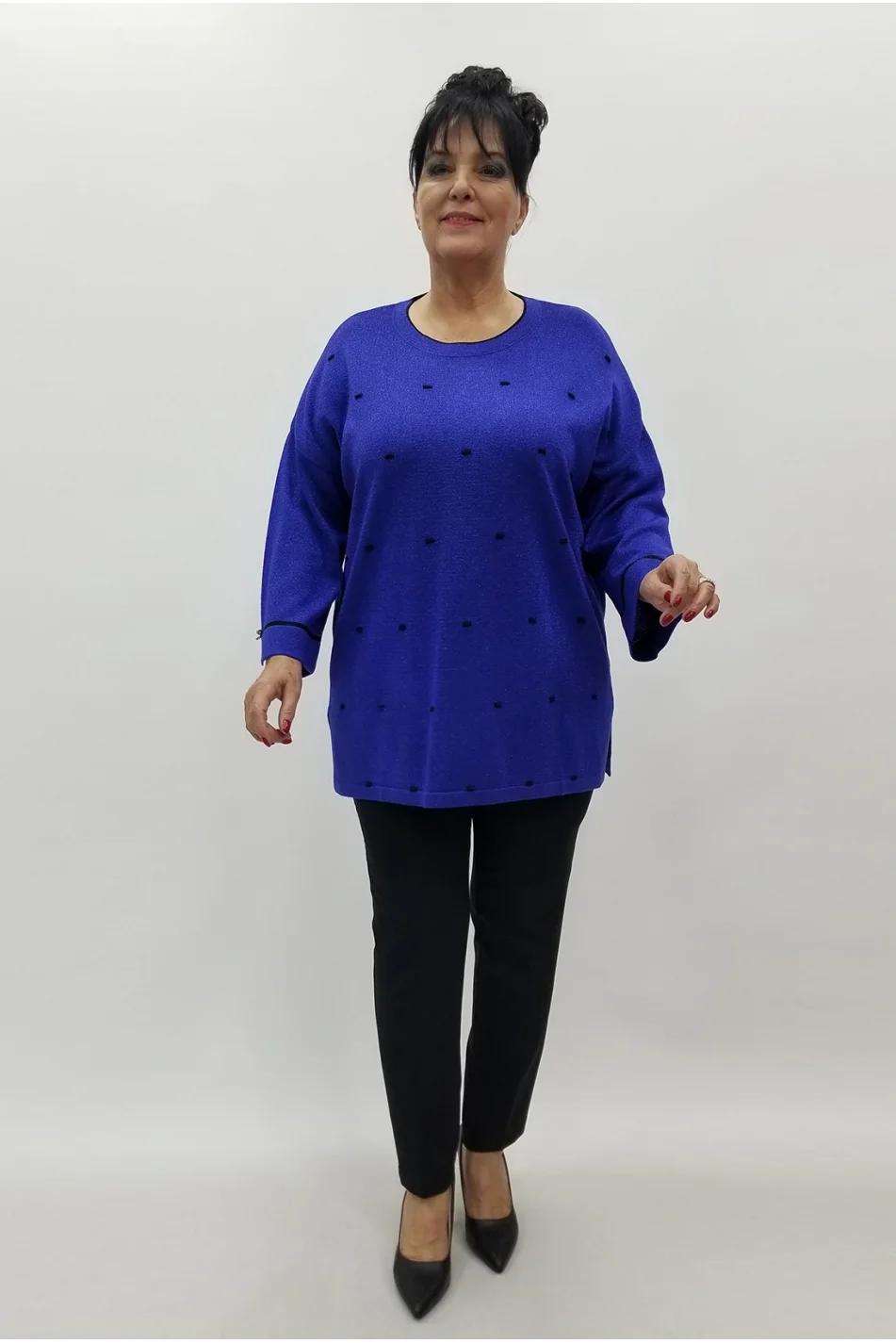 Miraggio Büyük Beden Triko 4107 SAKS