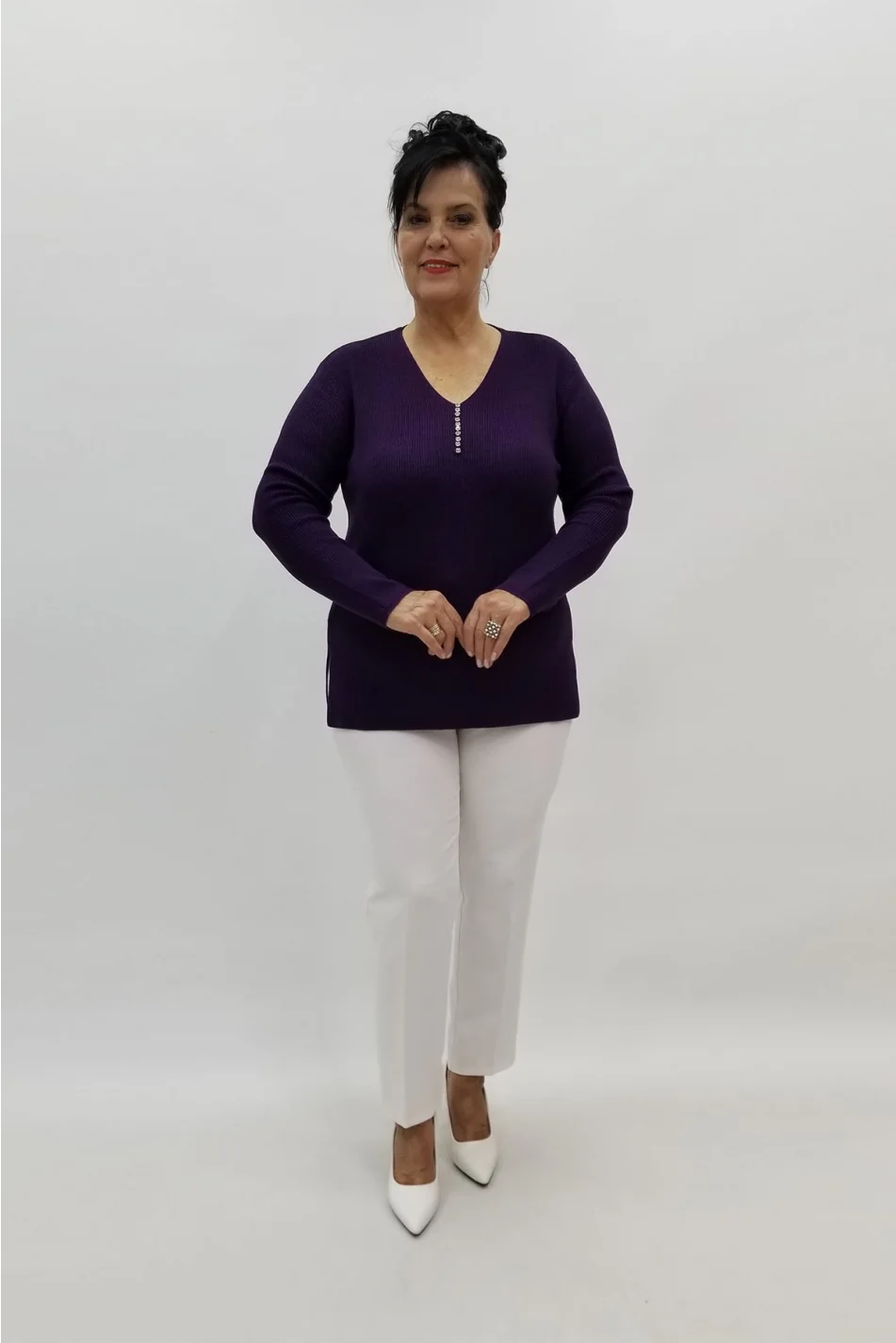 Miraggio Büyük Beden Triko 95820 MOR